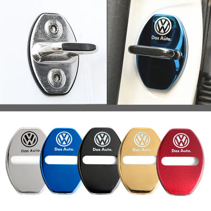 Car Door Lock Protective Cover For Volkswagen GOLF 5 Tiguan Polo Golf 6 Golf 7 Jetta  Accossories Car Styling