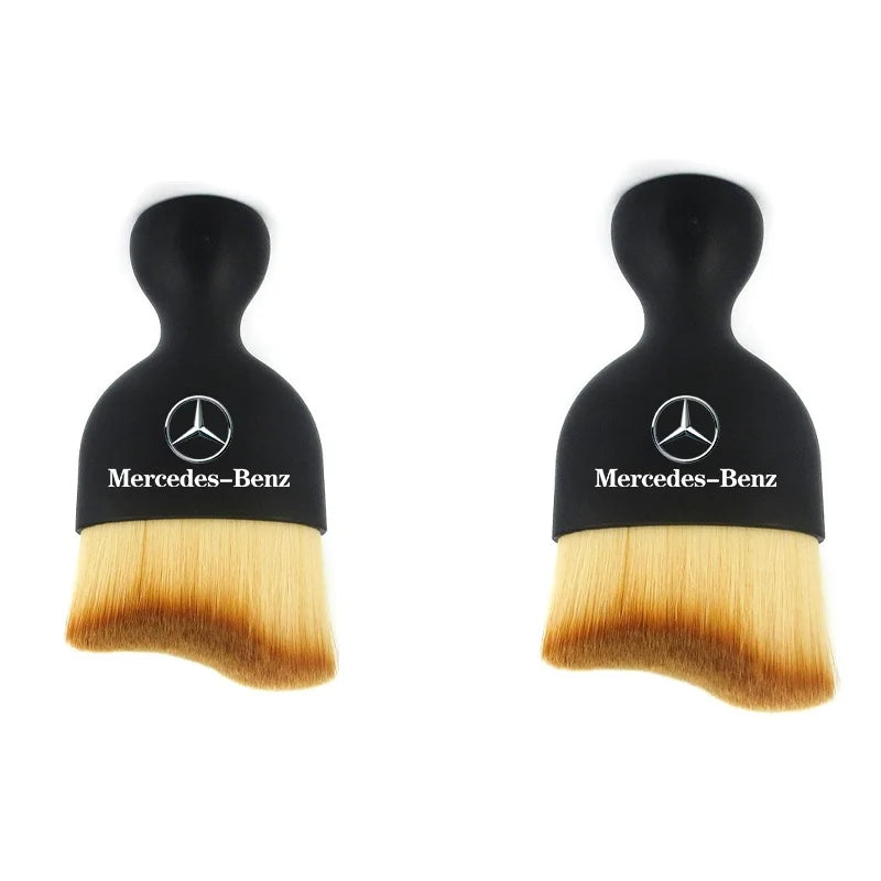 Car Air Vent Cleaning Soft Brush Clean Tool Dusting Crevice Brush Auto Interior For Mercedes Benz AMG A C E GLC clase CLA W205