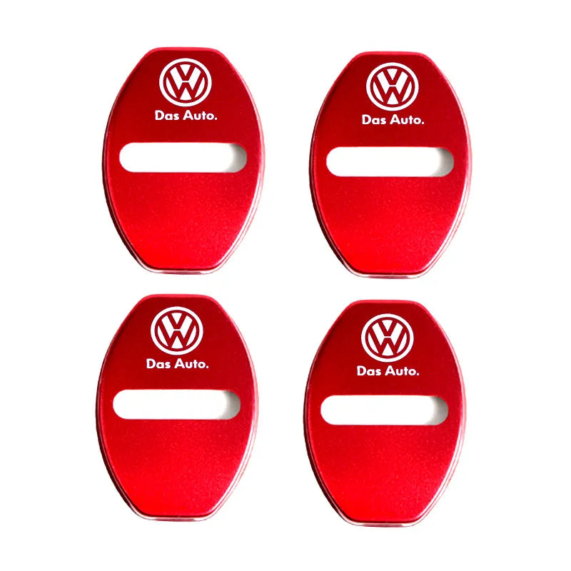 Car Door Lock Protective Cover For Volkswagen GOLF 5 Tiguan Polo Golf 6 Golf 7 Jetta  Accossories Car Styling