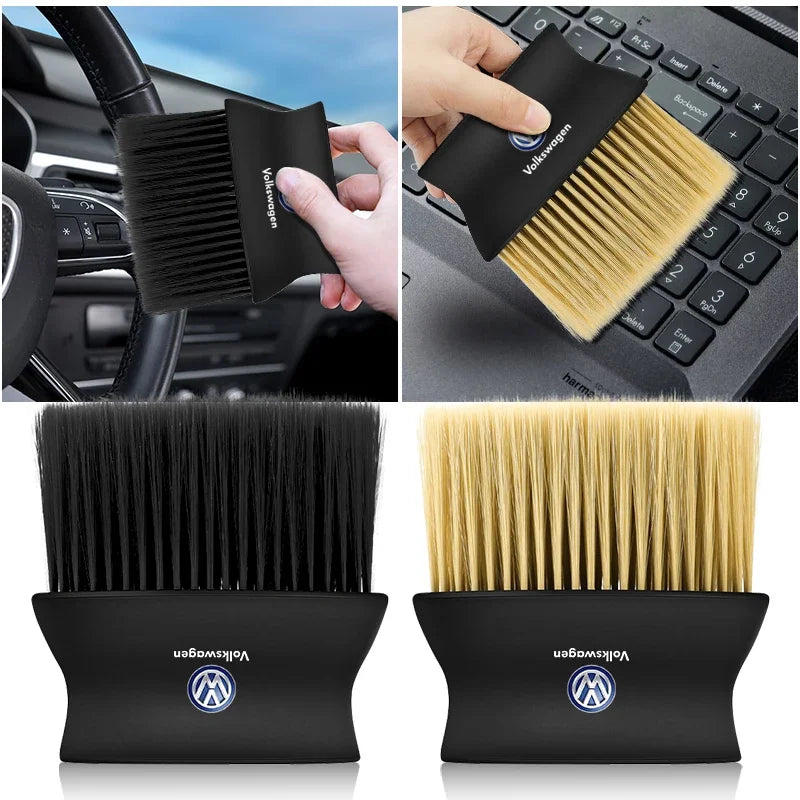 Car Dust Removal Brush Cleaning Brush Cleaning Tool For Volkswagen VW Golf-6 7 4 5 POLO Passat B5 B6 B7 T4 T5 Tiguan Jetta Gol