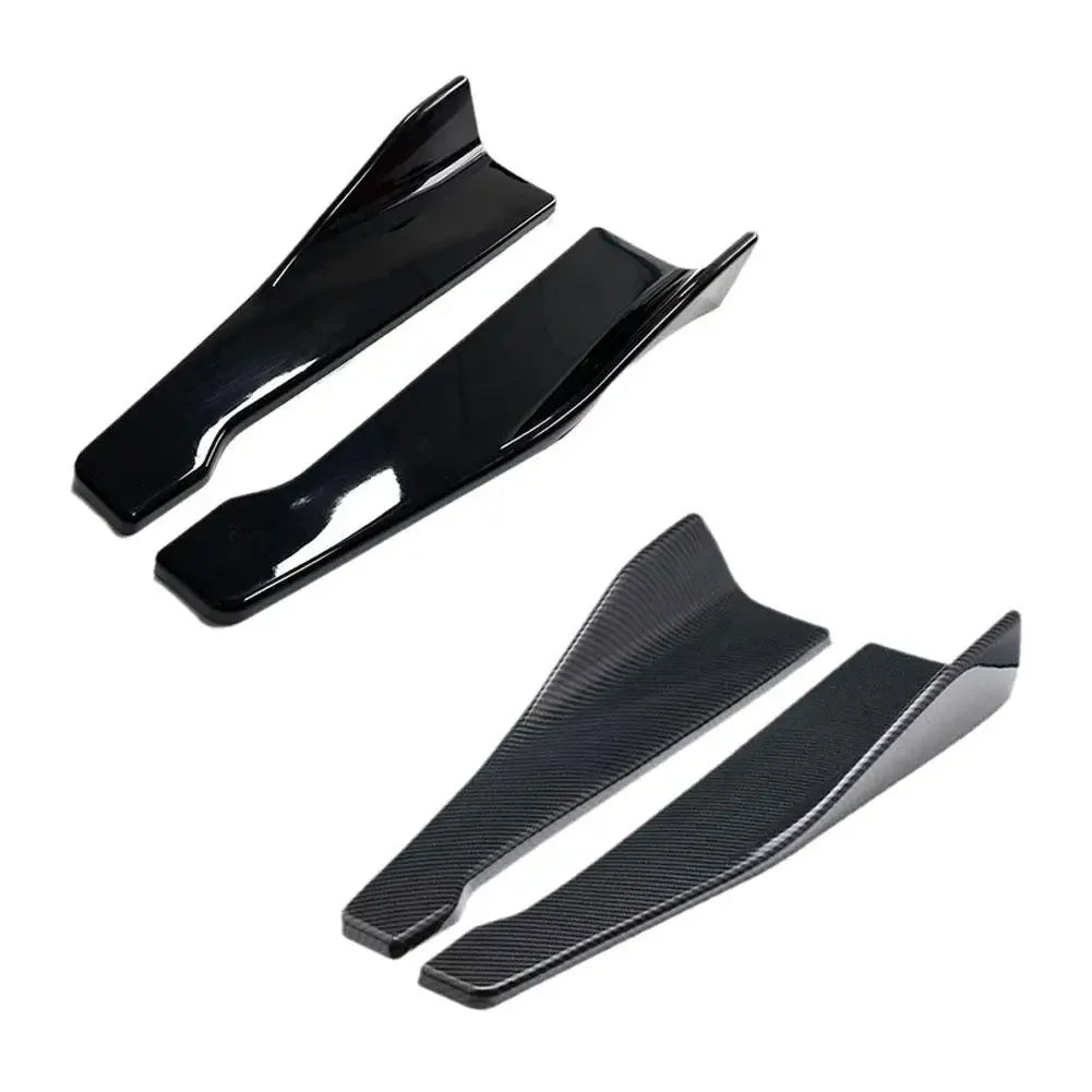 2Pcs 48cm Car Side Skirt Back Bumper Spoiler Splitter Protector Scratch Protector Universal For BMW E90 For VW Golf 5 6 Accesso