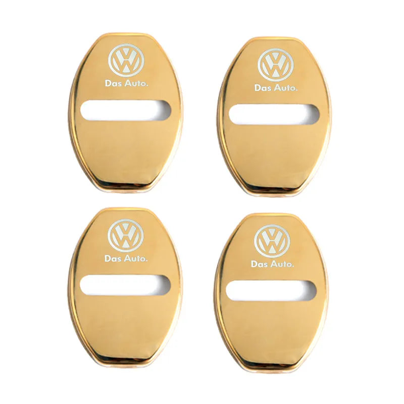 Car Door Lock Protective Cover For Volkswagen GOLF 5 Tiguan Polo Golf 6 Golf 7 Jetta  Accossories Car Styling