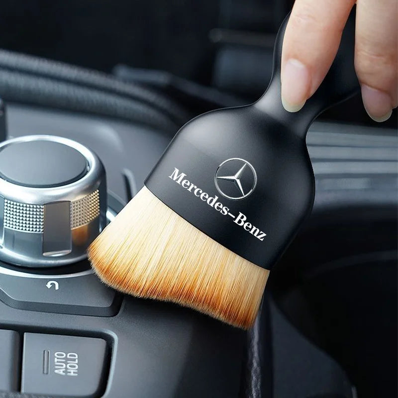 Car Air Vent Cleaning Soft Brush Clean Tool Dusting Crevice Brush Auto Interior For Mercedes Benz AMG A C E GLC clase CLA W205