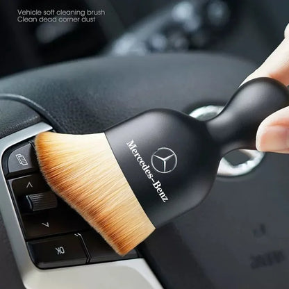 Car Air Vent Cleaning Soft Brush Clean Tool Dusting Crevice Brush Auto Interior For Mercedes Benz AMG A C E GLC clase CLA W205