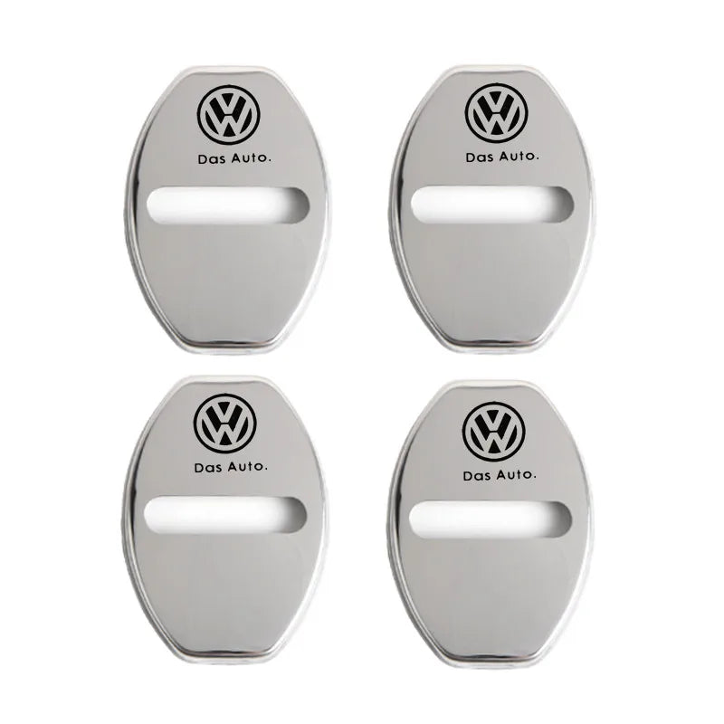 Car Door Lock Protective Cover For Volkswagen GOLF 5 Tiguan Polo Golf 6 Golf 7 Jetta  Accossories Car Styling