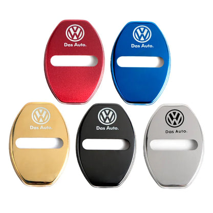 Car Door Lock Protective Cover For Volkswagen GOLF 5 Tiguan Polo Golf 6 Golf 7 Jetta  Accossories Car Styling