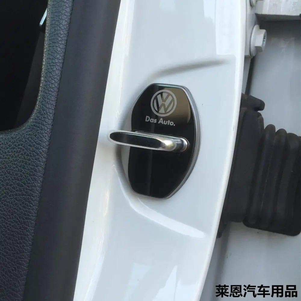 Car Door Lock Protective Cover For Volkswagen GOLF 5 Tiguan Polo Golf 6 Golf 7 Jetta  Accossories Car Styling