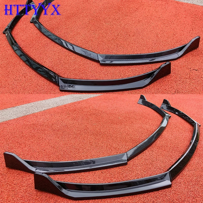 Maxton Style Front Bumper Splitter Lip Diffuser Body Kit Spoiler Guard Retrofit For Golf 6 MK6 Standard TSI TDI 2008-2012